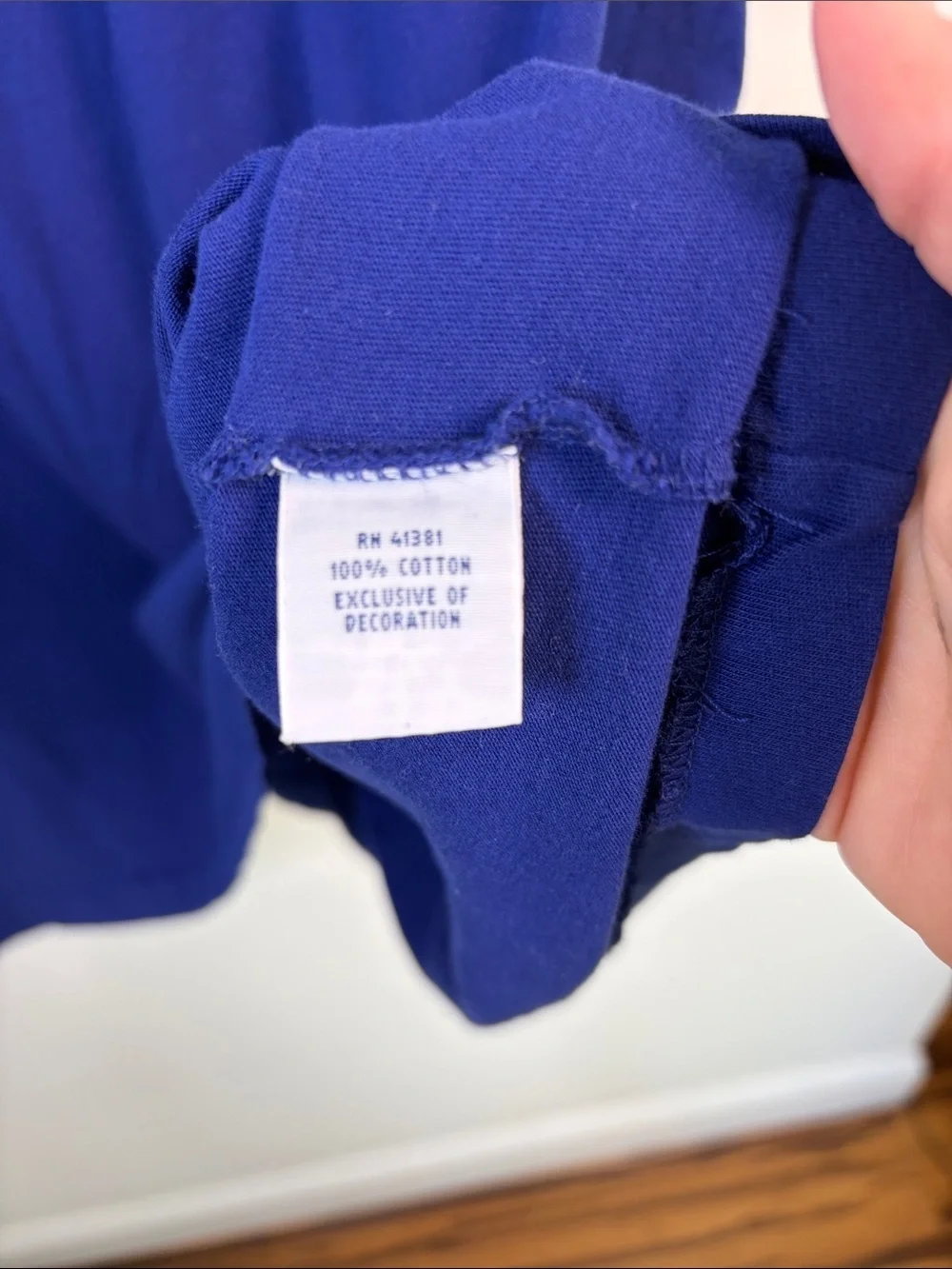 Polo Ralph Lauren Blue Crewneck Pocket Tee with Yellow Pony - 100% Cotton- 3XB